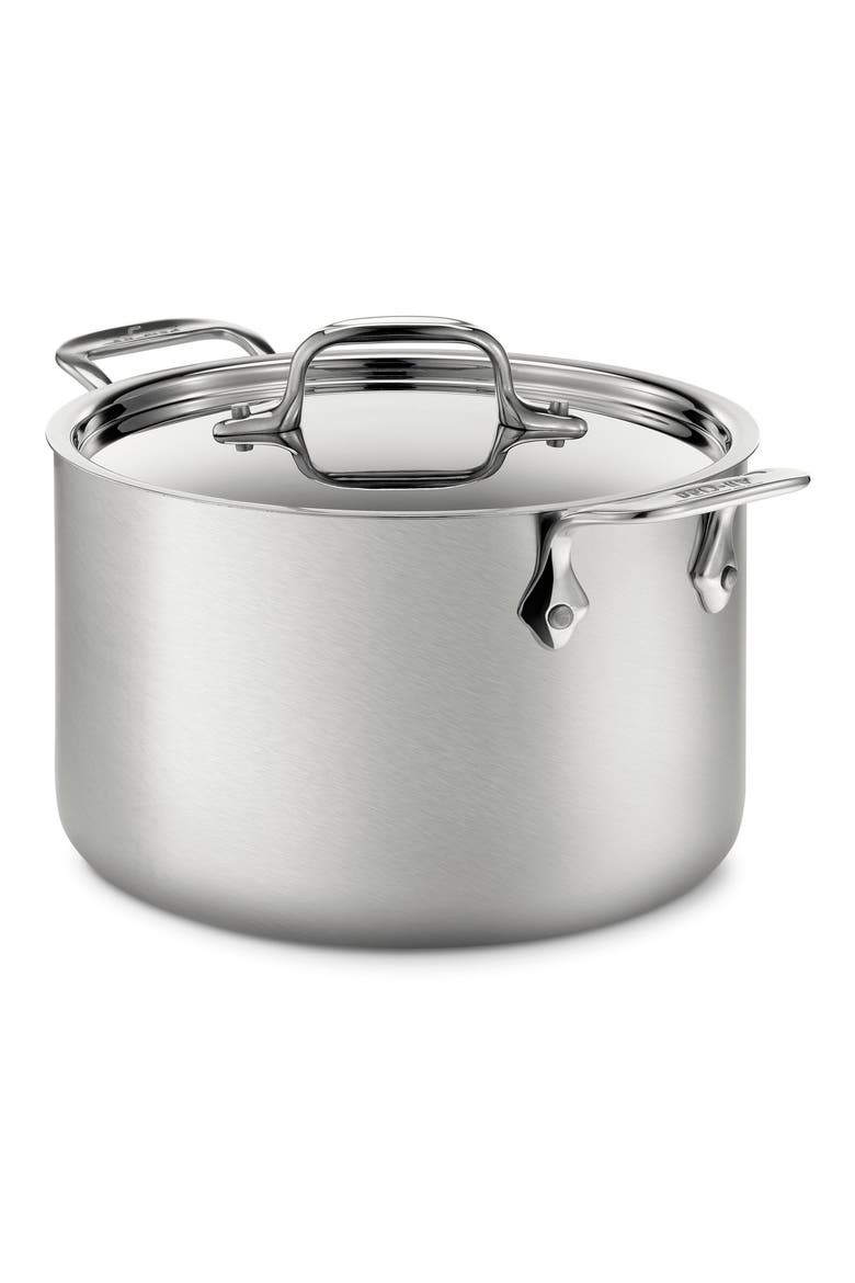 4-Quart Stainless Steel Soup Pot, Main, color, STAINLESS