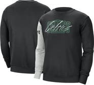 Nike Men's Nike Black/Heather Gray Boston Celtics Courtside Versus Force & Flight Pullover Sweatshirt
