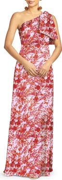 Sachin & Babi Chelsea One-Shoulder Gown