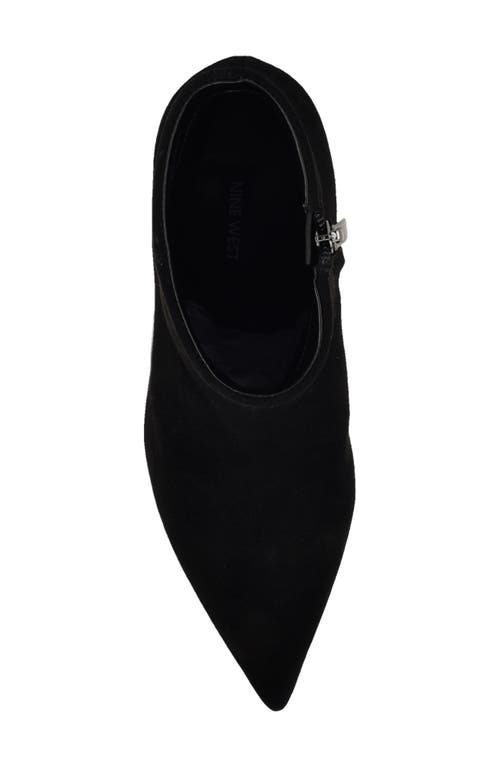 Nine West Savie Block Heel Bootie In Black