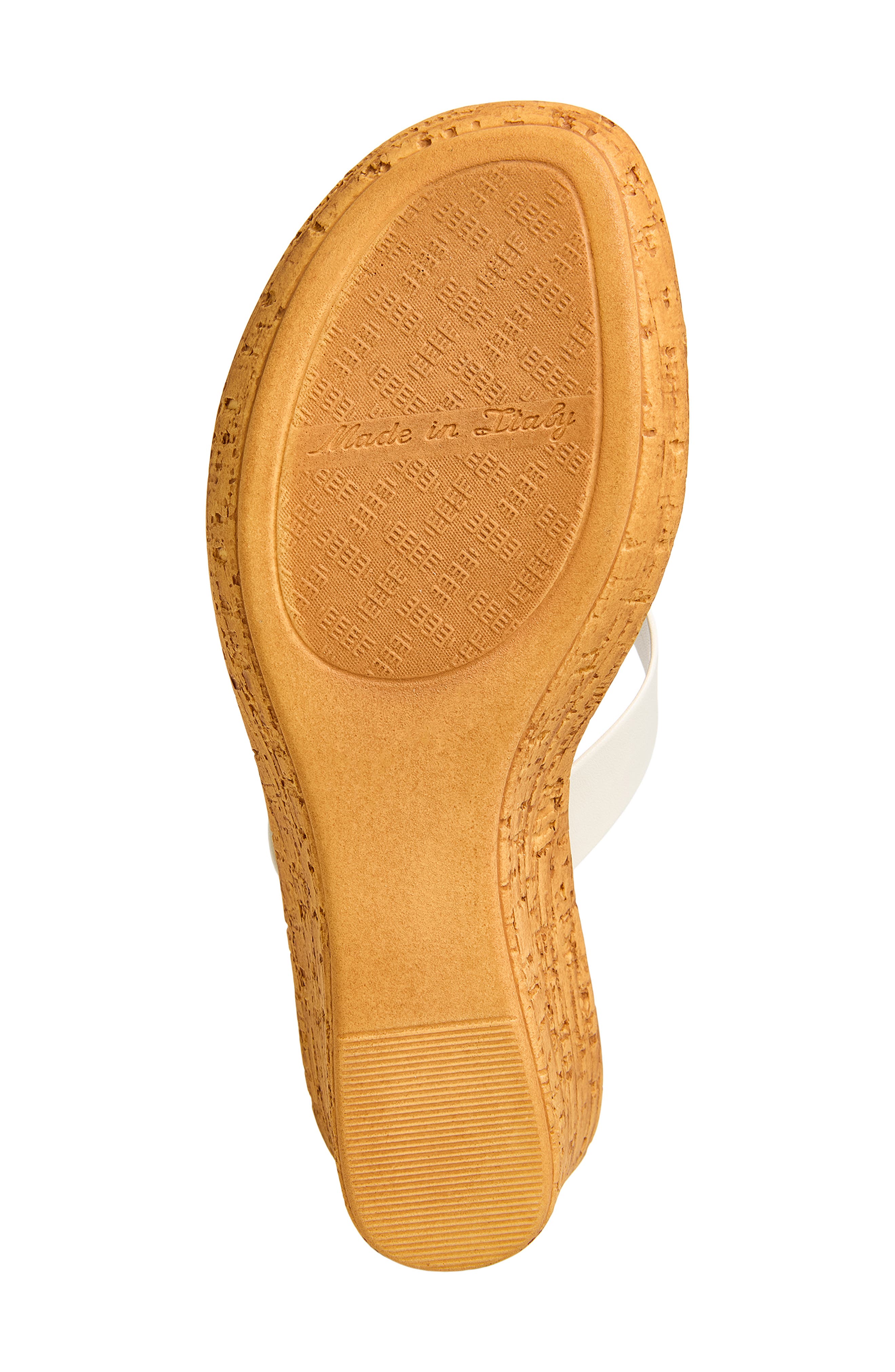 ITALIAN SHOEMAKERS Niva Wedge Sandal, Alternate, color, White