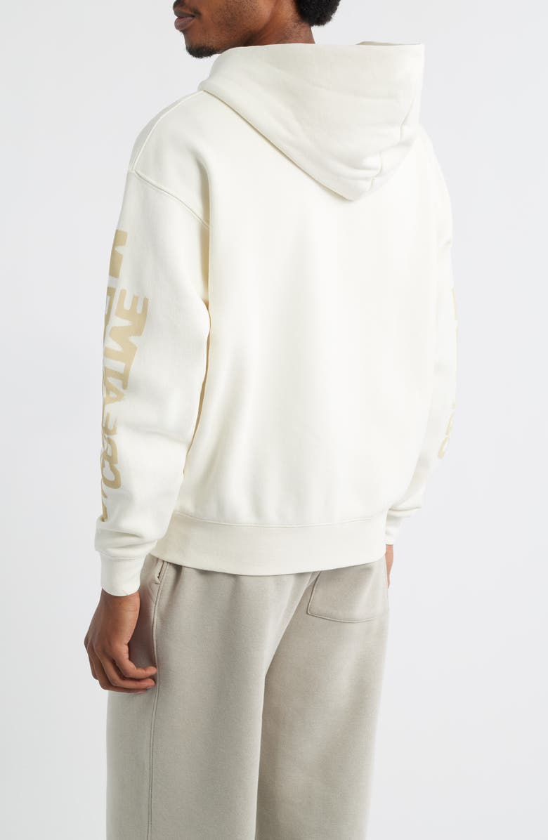 SANTO STUDIO Creative Arts Graphic Zip Hoodie, Alternate, color, Cream