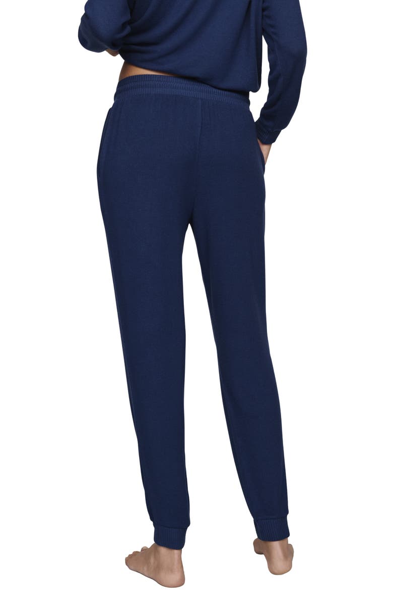 Eberjey Cozy Time Lounge Joggers, Alternate, color, Navy