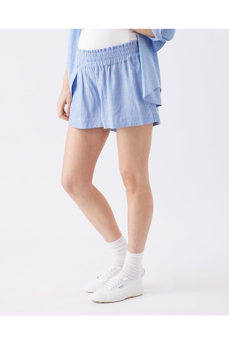 Abby Stripe Short, Alternate, color, Blue / White