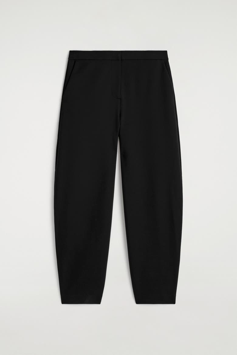 Jersey Tulip Pants, Alternate, color, BLACK