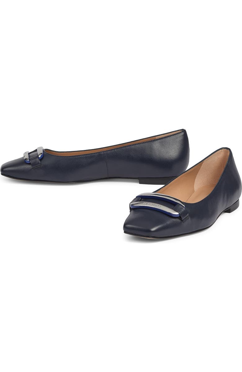 LK Bennett Cayden Square Toe Flat, Alternate, color,
