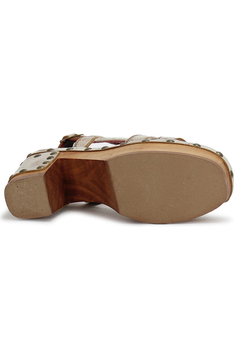 Bed Stu Mediation Wood Heel, Alternate, color, Nectar Lux