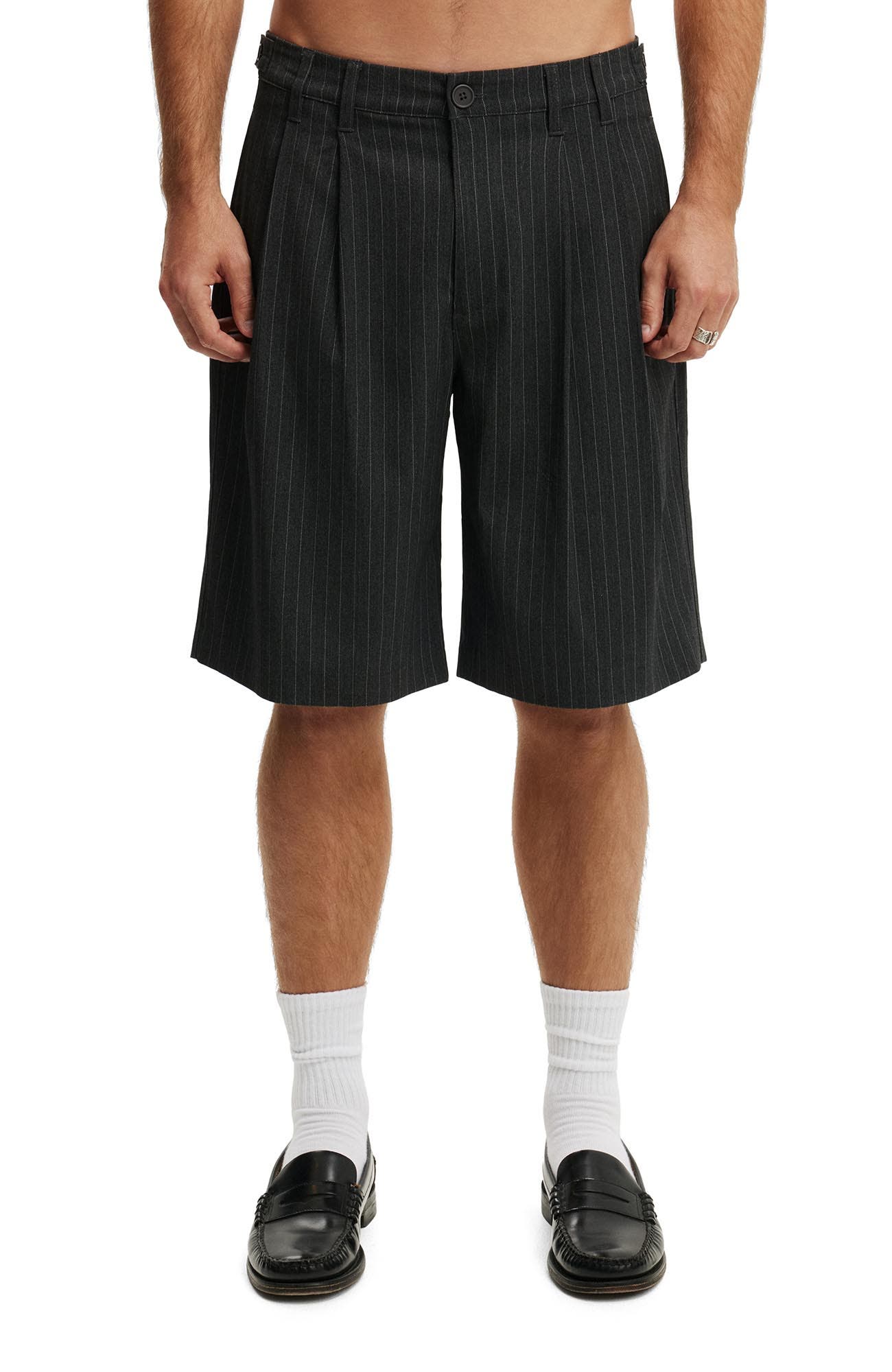 selected Dark Charcoal Pinstripe