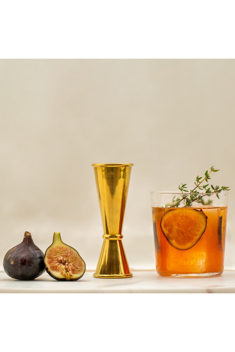 Gold Japanese Cocktail Jigger, Alternate, color, Gold