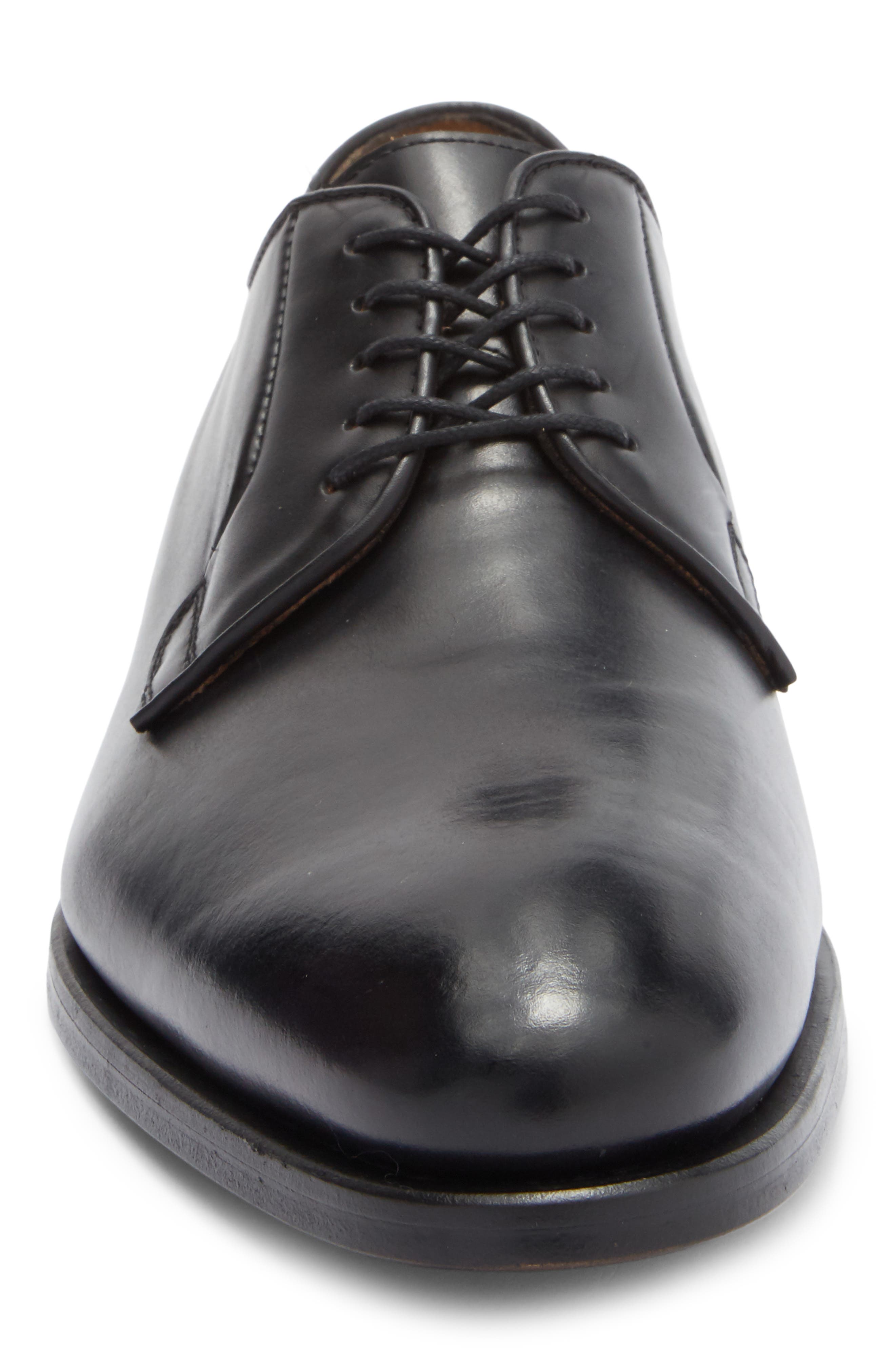 ANTONIO MAURIZI Plain Toe Derby, Alternate, color, Nero