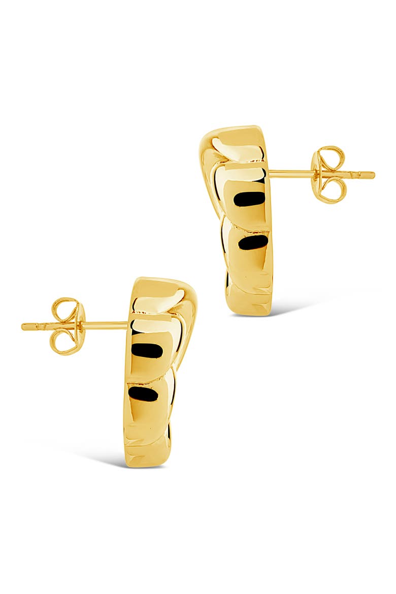 French Horn Stud Earrings, Alternate, color, GOLD