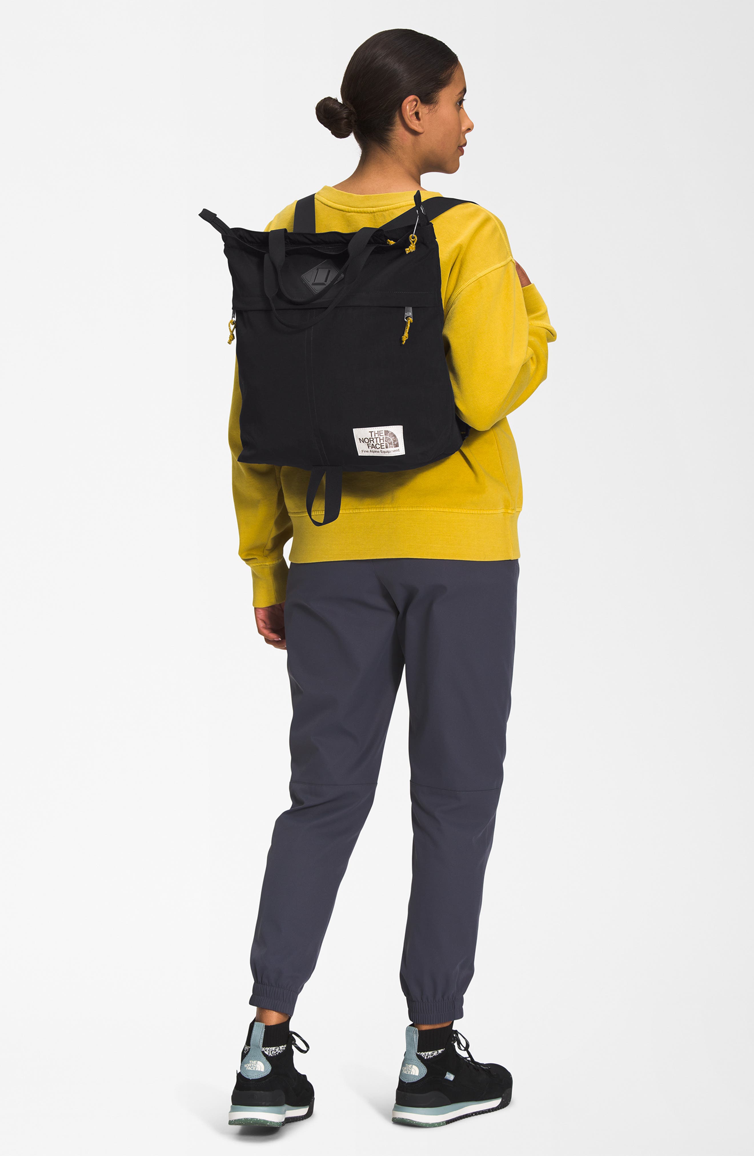 The North Face Berkeley Water Repellent Recycled Nylon Tote Backpack, Alternate, color, 