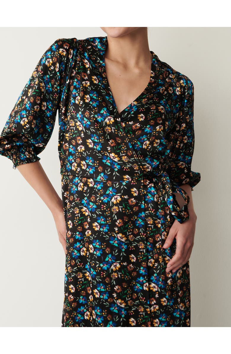 Finery London Kiera Floral Midi Dress, Alternate, color, Ditsy Floral