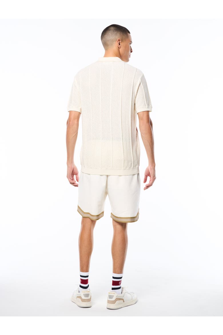 Montell Knit Polo, Alternate, color, GARDENIA