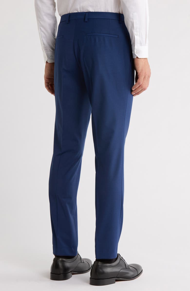 HUGO Hesten Wool Blend Dress Pants, Alternate, color, Open Blue