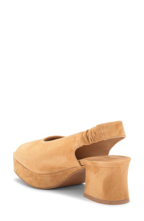 Jeffrey Campbell Extendo Slingback Platform Sandal In Beige Suede