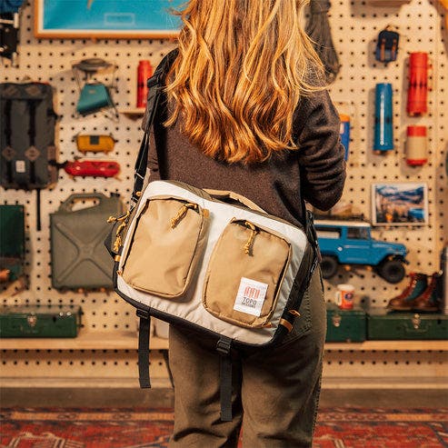 Topo Designs Global Briefcase, Alternate, color, Woodland/Elmwood