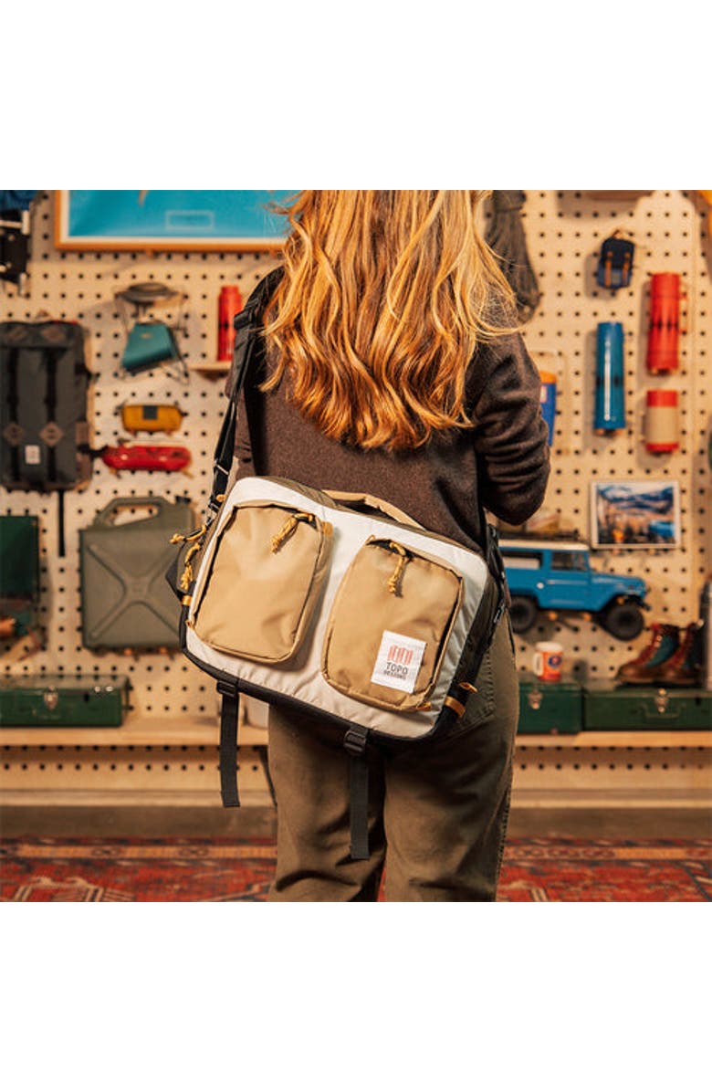 Topo Designs Global Briefcase, Alternate, color, Woodland/Elmwood