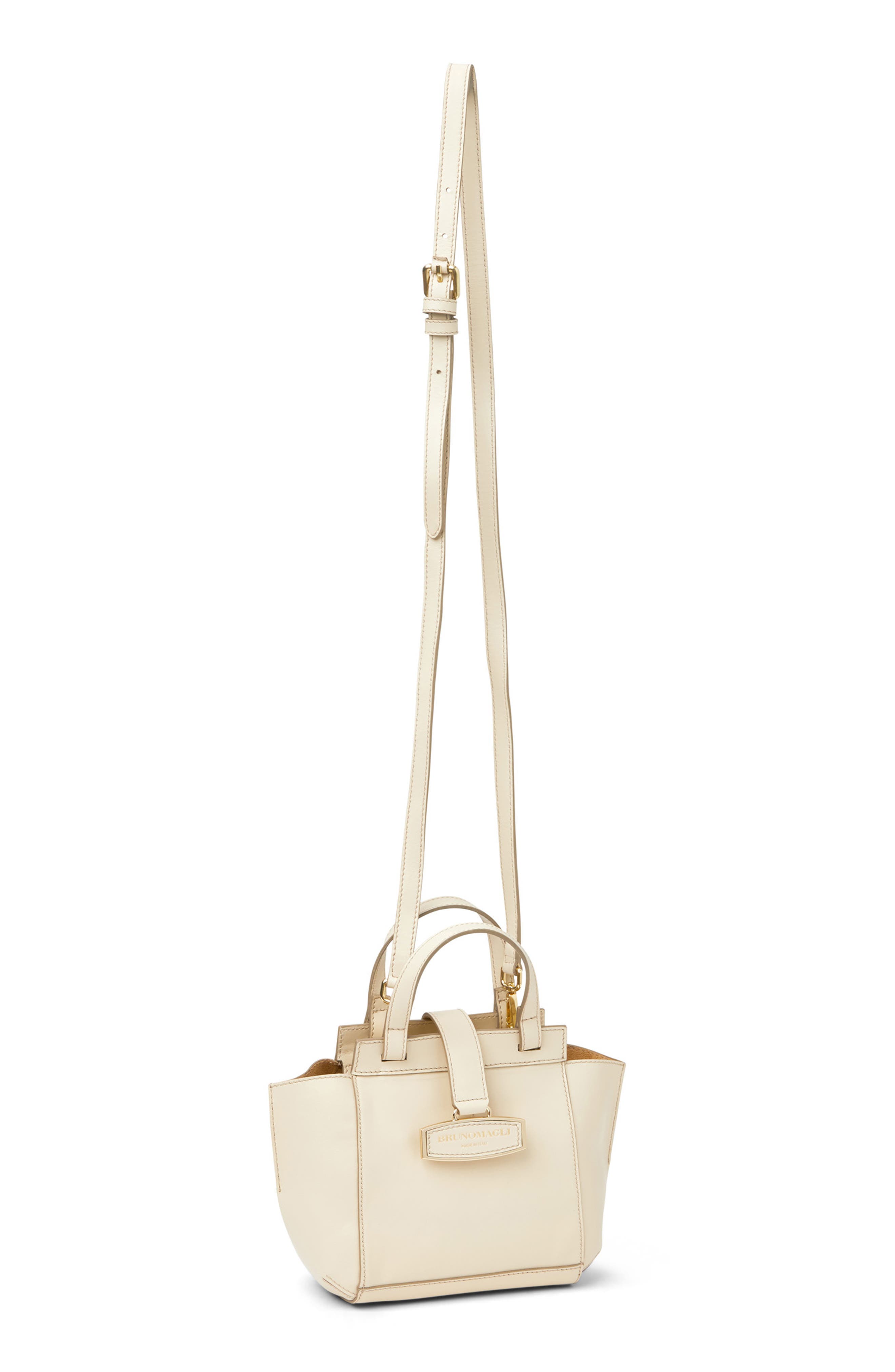 Eva Leather Satchel, Alternate, color, CREAM