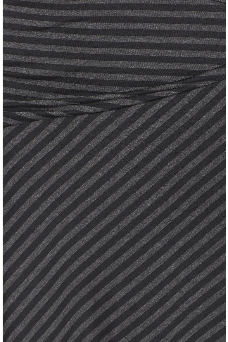 Long Stripe Skirt, Alternate, color, CHARCOAL/ BLACK STRIPE