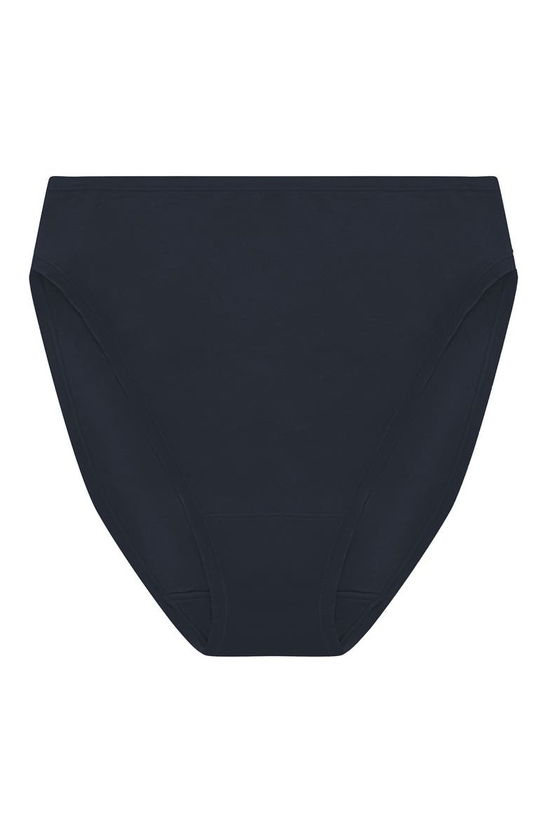 Bliss Bare Cotton High Cut Briefs, Alternate, color, STRM CLOUD