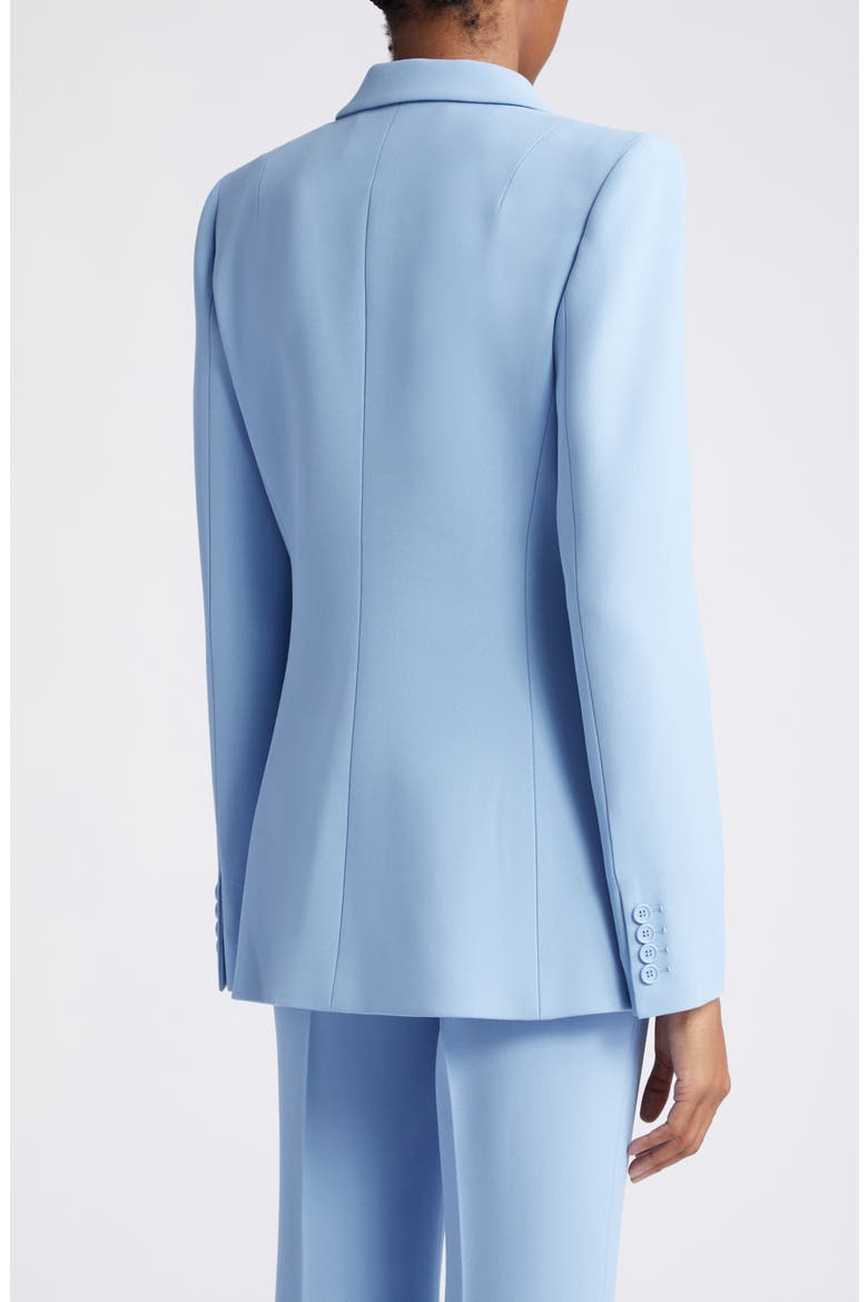 Georgina Double Crepe Sablé Blazer, Alternate, color, COAST