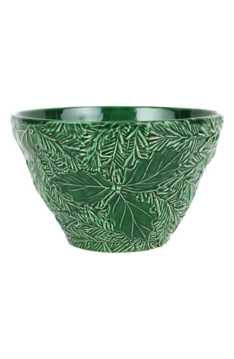 VIETRI Lastra Green Figural Bowl, Alternate, color, Dark Green