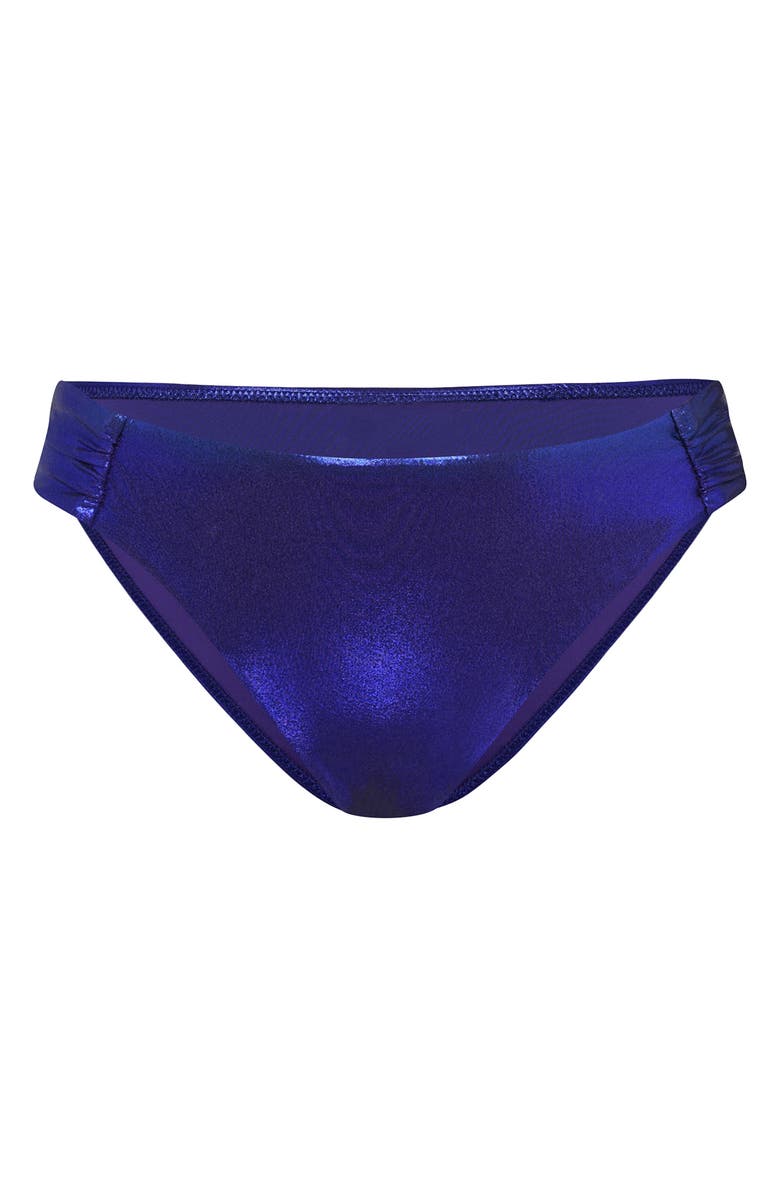 Sunshine 79 Shirred Side Bikini Bottoms, Alternate, color, Ultramarine
