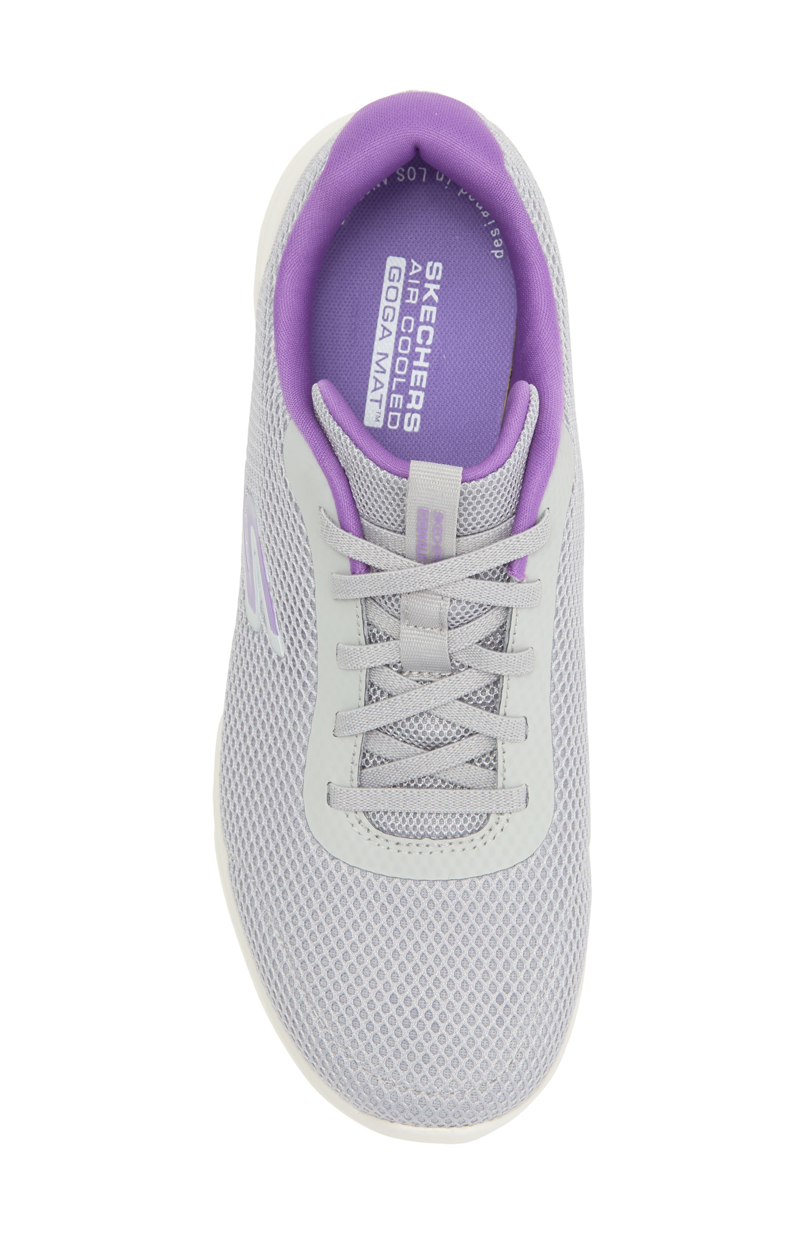 SKECHERS Go Walk Joy Light Motion Sneaker, Alternate, color, Gray/ Lavender