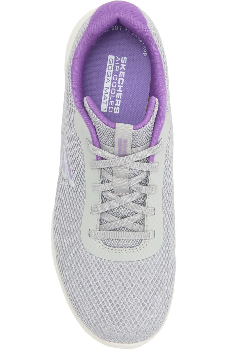 SKECHERS Go Walk Joy Light Motion Sneaker, Alternate, color, Gray/ Lavender