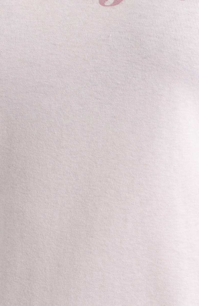 Vinyl Icons Just a Girl Graphic Baby Tee, Alternate, color, Pink