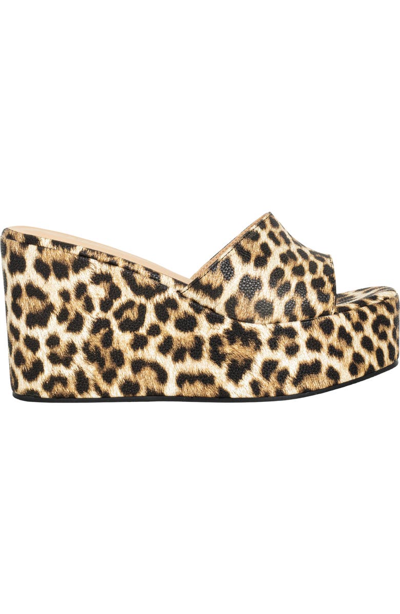 SHUSHOP Luna Platform Wedge Sandal, Alternate, color, Leopard Print
