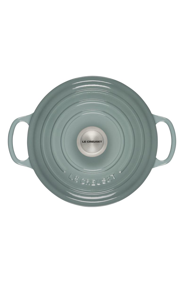 Le Creuset Signature 4.5-Quart Round Enamel Cast Iron Dutch Oven, Alternate, color, Sea Salt