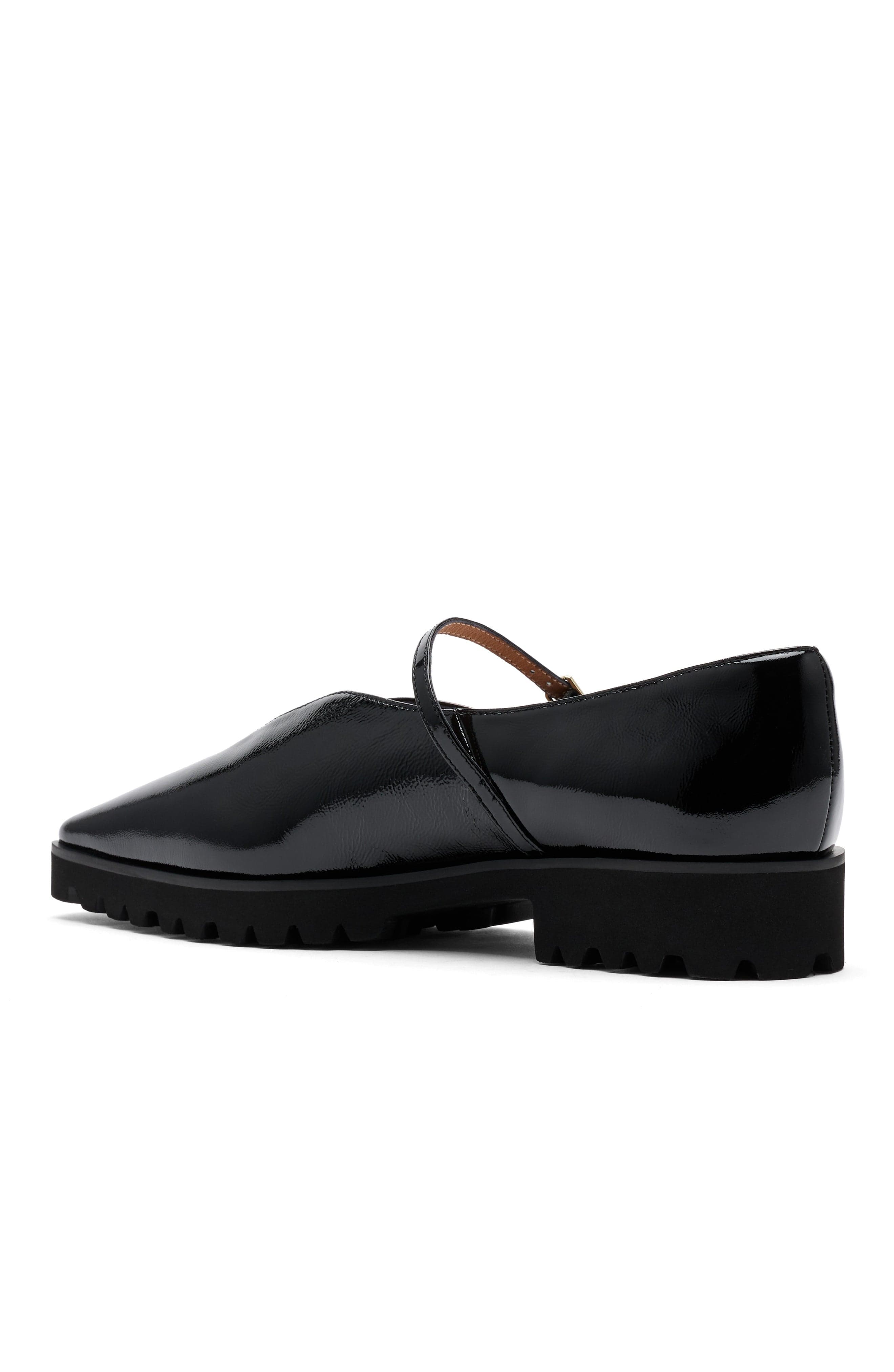 MARC NOLAN Roxie Leather Lug Mary Janes, Alternate, color, Black Patent