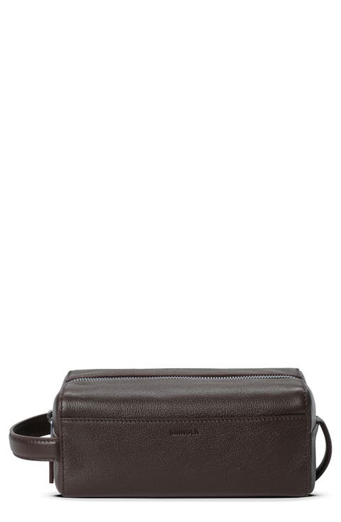 Canfield Pebbled Leather Travel Kit