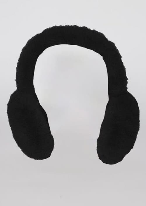 Hat Attack Faux Fur Earmuff In Black