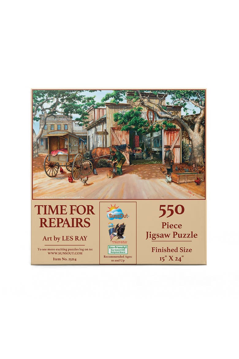 Time for Repairs 550 piece Jigsaw Puzzle for Adults, Alternate, color, Multicolor