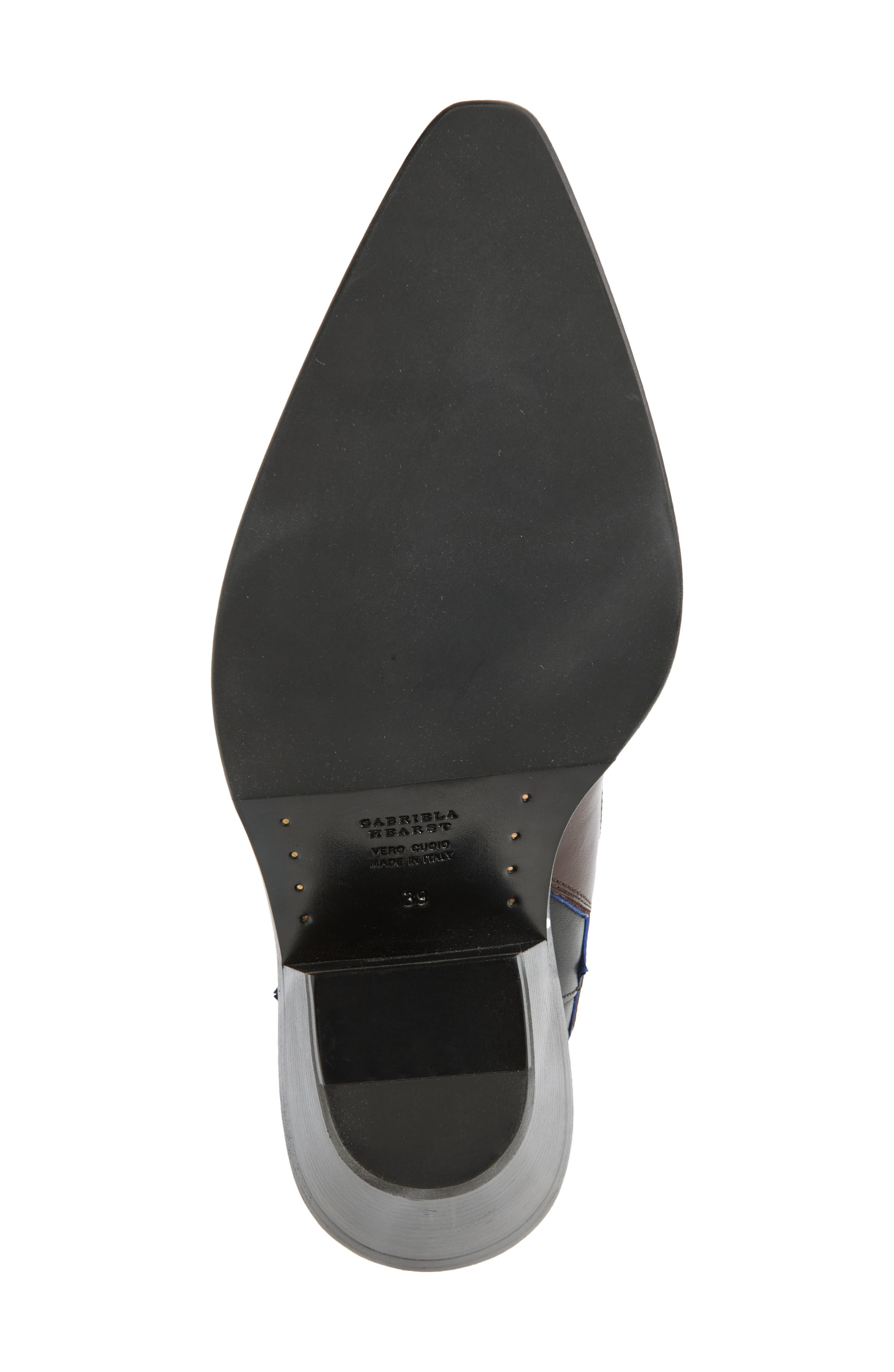 Cassidy Leather Chelsea Western Boot, Alternate, color, BLACK MULTI