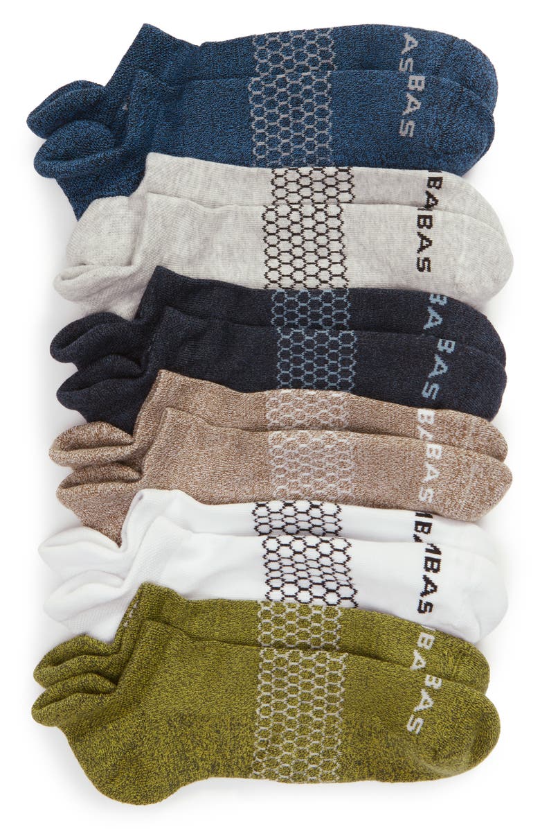 Bombas Assorted 6-Pack Supima<sup>®</sup> Cotton Blend Ankle Socks, Main, color,
