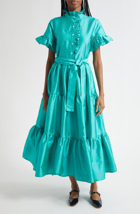 Victoria Ruffle Front Dress