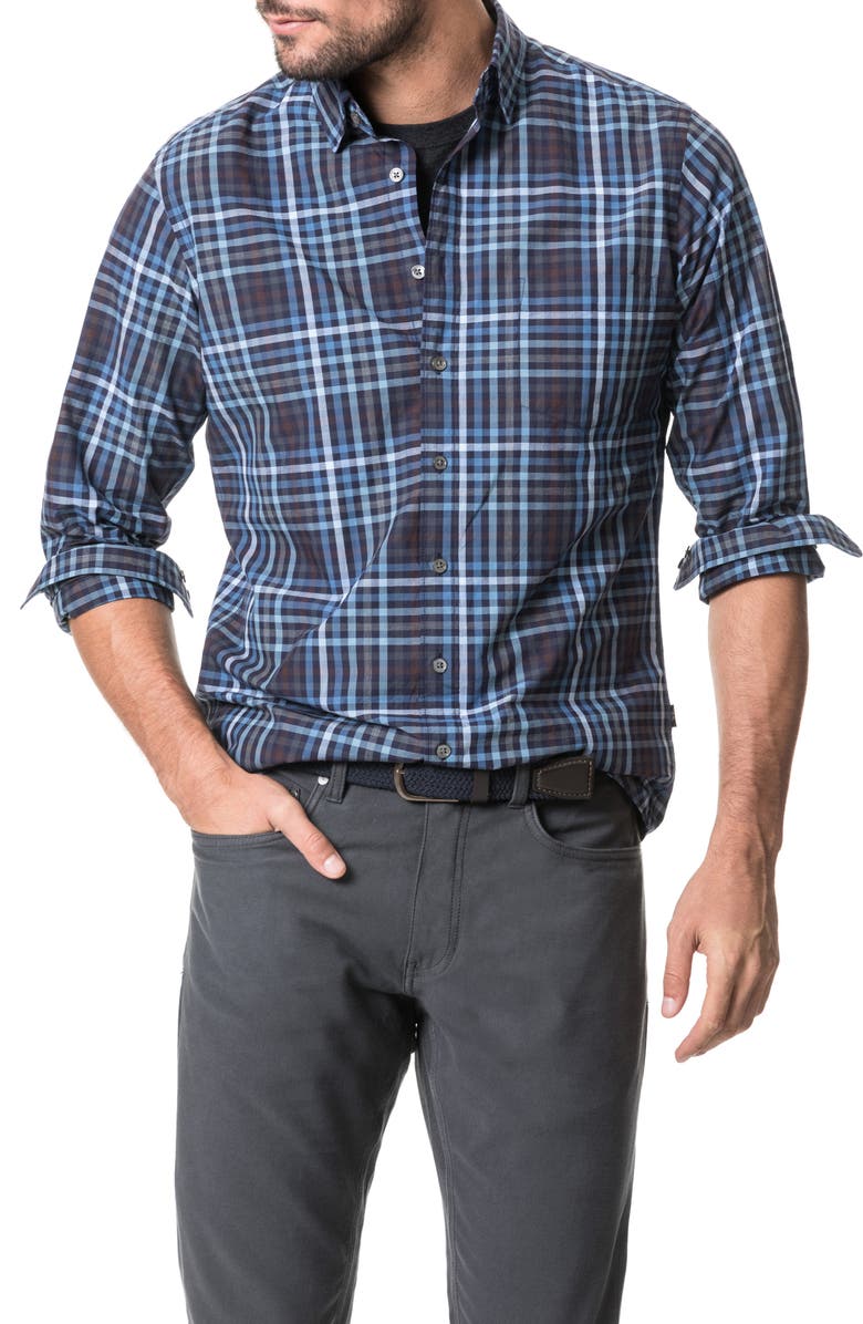 Rodd & Gunn Plaid Regular Fit Shirt, Main, color, 