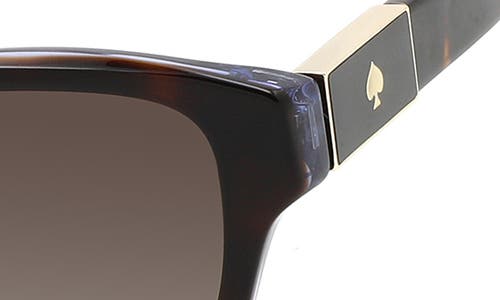 KATE SPADE KATE SPADE NEW YORK AYLA 53MM GRADIENT RECTANGULAR SUNGLASSES