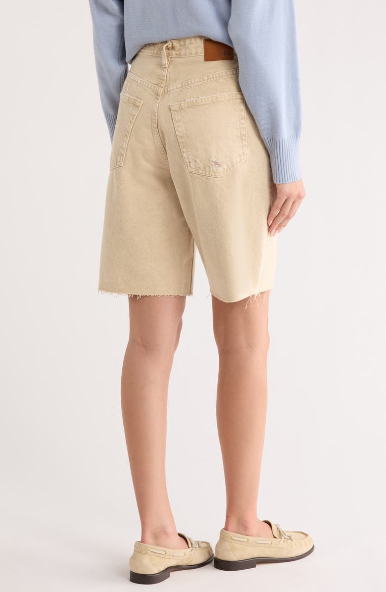 AG Kerah Raw Hem Denim Shorts, Alternate, color, Moonwash Dry Dust