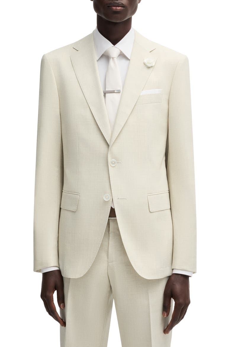 Hutson Wool Blend Sport Coat, Main, color, OFF WHITE