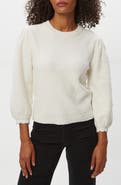 Michael Stars Deanna Sequin Embellished Balloon Sleeve Crewneck Sweater