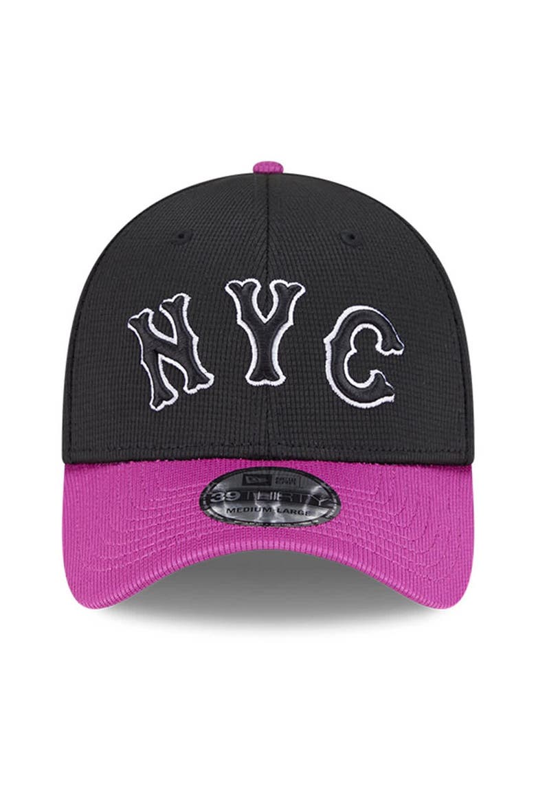 Men's New Era Charcoal/Purple New York Mets City Connect Batting Practice 39THIRTY Flex Hat, Alternate, color, Charcoal
