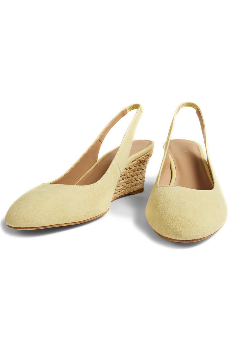LK Bennett Henny Espadrille Slingback Pump, Alternate, color, Yellow