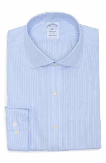 Regular Fit Pinstripe Cotton Dress Shirt
