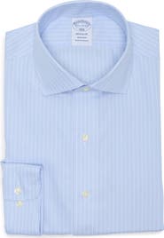 Brooks Brothers Regular Fit Pinstripe Cotton Dress Shirt