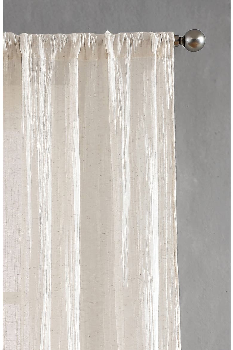 Charter Crushed Set of 2 Curtain Panels, Alternate, color, OFF-WHITE